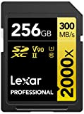 Lexar Professional 2000x Scheda SD 256 GB, Scheda di Memoria SDXC UHS-II senza Lettore, Lettura Fino a 300MB/s, per DSLR, ...