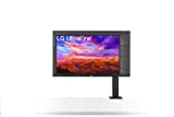 LG 32UN88A - Monitor Ultra HD 4K Ergo da 80 cm (31,5"), pannello IPS, HDR10, base ergonomica, colore: Nero/Bianco