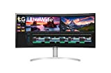 LG 38WN95C Monitor 38" QuadHD+ UltraWide Curvo 21:9 LED NanoIPS 1ms HDR 600, 3840x1600, AMD FreeSync 144Hz, Audio Stereo, HDMI ...