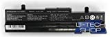 LI-TECH Batteria Compatibile Nero per ASUS EEEPC EEE PC EEPC 1001PXWHI004S 48Wh Notebook