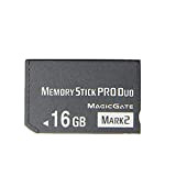 LICHIFIT 16 GB Memory Stick Pro Duo Memory Card Thumb Drive Flash Drive Bulk per Sony PSP 2000 3000 Nero ...