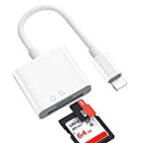 Lighting to SD Card Reader for Phone, USB OTG Adapter Compatible SD/TF Card,Lighting to USB OTG Adapter Compatible with Phone ...