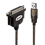 LINDY - Cavo Adattatore da USB a Porta Stampante Parallela, Lunghezza: 1.5m