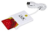 LINK LKCARD02 LETTORE SMART CARD USB 2.0, Bianco