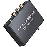 LiNKFOR 2 in 1 192KHz DAC Convertitore e Estrattore ARC HDMI con Cavo HDMI e Cavo Toslink Convertitore Audio da ...