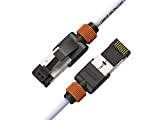 LINKUP - [Certificato Fluke]Cavo Ethernet Cat7-90 cm(Confezione da 12) Cavi patch S/FTP RJ45 a doppia schermatura 10G|per Internet LAN Switch ...