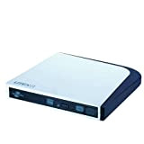 LiteOn eSAU208 - Unità sottile USB 8X DVD±RW (doppia ±R)/RAM con LightScribe (esterna, vendita al dettaglio, bianco)