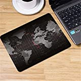 LL-COEUR XXL Gaming Tappetino per Mouse Pad Mappa del Mondo Computer Scrivania Mat (260 x 210 x 2 mm)