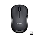Logitech B220 SILENT Mouse Wireless, 2,4 GHz con Ricevitore USB, Tracciamento Ottico 1000 DPI, Durata Batteria di 18 Mesi, Ambidestro, ...