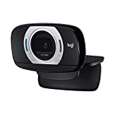 Logitech C615 - Webcam Full HD 1080p con messa a fuoco automatica veloce, portabilità pieghevole e design girevole a 360 ...