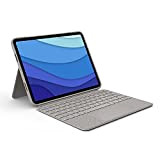 Logitech Combo Touch Custodia con Tastiera per iPad Pro 11 pollici (1a, 2a, 3a gen - 2018, 2020, 2021), Tastiera ...