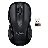 Logitech M510 Mouse Wireless, 2,4 GHz con ricevitore USB Unifying, 1000 DPI con tracciamento laser, 7 tasti, 24 mesi di ...