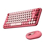 Logitech POP Mouse and Keyboard Combo con Emoji personalizzabili, SilentTouch, Precisione e Velocità, Design Compatto, Bluetooth, USB, Multidispositivo, Compatibile OS, ...