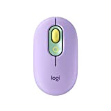 Logitech POP Mouse Wireless con Emoji personalizzabili, Tecnologia SilentTouch, Precisione e Velocità, Design Compatto, Bluetooth, USB, Multidispositivo, Compatibile OS - ...