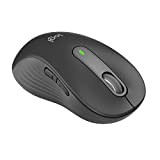 Logitech Signature M650 L Left Mouse Wireless, Per Mano Sinistra di Grandi Dimensioni, Clic Silenziosi, Tasti Laterali Personalizzabili, Bluetooth, Compatibilità ...