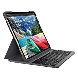 Logitech Slim Folio Pro Cover iPad con Tastiera Bluetooth Wireless, iPad Pro, Modelli 1a Gen: A2228, A2068, A2230, A2231, Tasti ...