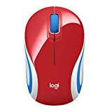 Logitech Wireless Mini Mouse M187, Rosso