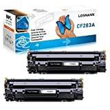 LOSMANN Compatibili Cartucce di Toner Sostituzione per HP 83A CF283A per HP LaserJet Pro M201n M201dw per MFP M225dn M225dw ...