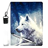 Lovewlb Tablet Custodia per Dragon Touch Y88x Plus 7 Custodia Pelle Stand Case Cover Lang