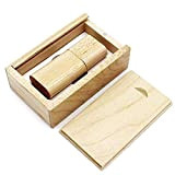 LOVEY - Chiavetta USB in legno, con scatola di legno 16 Gb