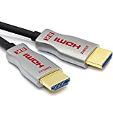 LYW 8K HDMI 2.1 Cavo in fibra ottica 1M 48Gbps 8K 60Hz 4K 120Hz Dynamic HDR/eARC/HDCP 2.2 Sottile Flessibile Adatto ...
