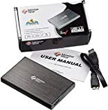 MasterStorb - Hard disk esterno USB 3.0 Super-Fast 2,5" SATA, hard disk portatile, rosso, argento, nero, blu e rosa, tutti ...