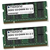 Maxano Kit da 8 GB 2 X 4 GB RAM RAM DDR2 667 MHz SO-DIMM compatibile con Acer TravelMate 7720, ...