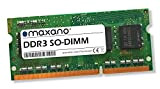 Maxano Memoria RAM da 4 GB compatibile con QNAP TVS-671-i3 DDR3 1600 MHz SO-DIMM