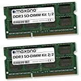 Maxano Memorycity - Kit RAM da 16 GB (2 x 8 GB) compatibile con QNAP TS TS-451A DDR3 1600 MHz ...