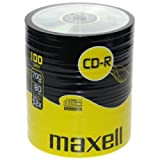 Maxell - 100 dischi CD-R vuoti (52 x 80 min 700 MB), registrabili