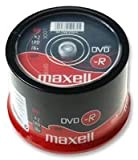 Maxell DVD-R 4,7GB 16X 50-Pack 4.7GB DVD-R 50pc(s) - blank DVDs (4.7 GB, DVD-R, 50 pc(s), Cakebox)