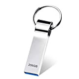 maxineer Chiavetta USB 256GB Pen Drive Metallo Impermeabile Penna USB Pennetta USB con Portachiavi Portatile USB Flash drive Memory Stick ...
