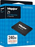 Maxtor Z1 SSD da 240 GB, SATA interna da 6,35 cm (2,5") fino a 540 Mbps, YA240VC1A001, nero