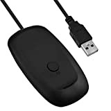 Mcbazel Adattatore per ricevitore di ricetrasmettitori wireless per USB 2.0 per Xbox 360 Desktop PC Laptop Gaming -Nero