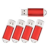 Memoria USB da 8GB Pen Drive 5 Pezzi Chiavette USB - Portatile 8 Giga Pendrive Archiviazione Dati Rosso Pennetta USB ...