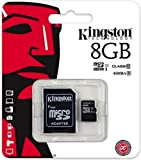 Micro Sd Card 8GB Kingston HC Classe 4