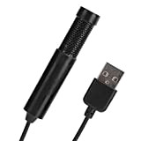 Microfono Mini USB, Microfono per Registrazione Omnidirezionale Capacitivo Ad Alta Sensibilità Portatile, per PC Laptop, per WIN7 / 8/10 / ...