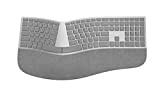 Microsoft – Surface Ergonomic Keyboard – Tastiera wireless Bluetooth ergonomica compatibile con Windows e macOS (tastiera AZERTY francese) – Grigio ...