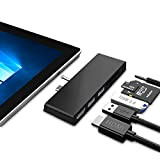 Microsoft Surface Go Dock per Surface Go/Go 2/Go 3, 6 in 2 Docking station Hub con 4K HDMI, 3* porte ...