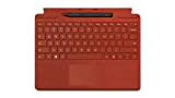 Microsoft Surface Pro 8/Pro X Signature Keyboard Poppy Red Bundle con Slim Pen 2 Nero