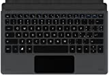 Microtech Tastiera e-keyboard per Tablet e-tab Pro 4+ ed e-tab Pro 4, Tastiera con touchpad, Ultrasottile, Nera