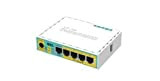MikroTik RouterBOARD hEX PoE lite with 650MHz CPU, 64MB RAM, 5xLAN, RB750UPR2 (650MHz CPU, 64MB RAM, 5xLAN (four with PoE ...
