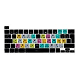 MiNGFi InDesign Scorciatoie silicone coperchio della tastiera Copritastiera per MacBook Pro 16" M1 (2019+) Modello A2141 MacBook Pro 13" (2020+) ...