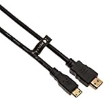 Mini HDMI su HDMI Cavo Adattatore Connettore standard a mini Maschio alta velocità Compatibile con Nikon D5100, D5200, D5300, D5500, ...