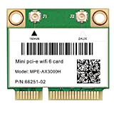 Mini PCIE Wi-Fi 6 Bluetooth 5.0 MPE-AX3000 Scheda WifI Wireless Dual Band 3000 Mbps Mini PCI-E Rete Wlan Scheda WIFI, ...