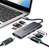 Minisopuru Hub USB C, adattatore multiporta 7 in 1 USB C con 3 USB 3.0,4 K HDMI, ricarica 100 W, ...