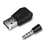 MissHome Adattatore Dongle Bluetooth USB Adapter Mini USB 4.0 Bluetooth Adapter Ricevitore e trasmettitori Adattatore Microfono Wireless per PS4/PS5