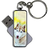 Mito USB Disk Capacity 8GB fatto da metallo design Husky Dog