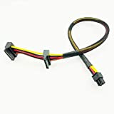Miwaimao HDD SSD SATA Power Cable for dell Vostro 3668 3667 3650 SATA Hard Drive SSD Power Supply 6Pin to ...