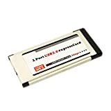 Miwaimao High-Speed 2 Port Hidden Inside USB 3.0 Usb3.0 to Expresscard 34mm Express Card Adapter Converter for Notebook Laptop